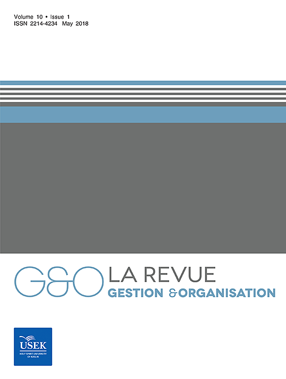 Go to journal home page - La Revue Gestion et Organisation
